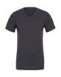 BELLA-CANVAS Unisex Heather CVC Short Sleeve V-Neck Tee T-Shirt personalisierbar