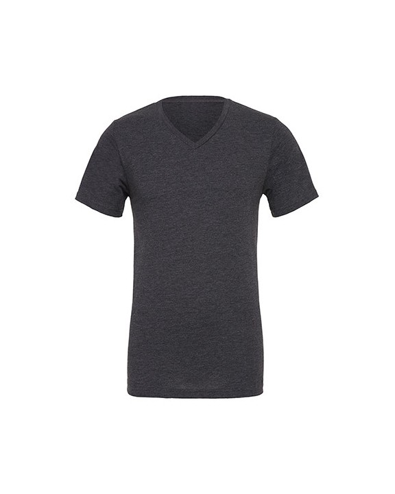 BELLA-CANVAS Unisex Heather CVC Short Sleeve V-Neck Tee T-Shirt personalisierbar