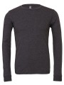 BELLA-CANVAS Unisex Heather CVC Long Sleeve Tee gris foncé chiné personnalisable