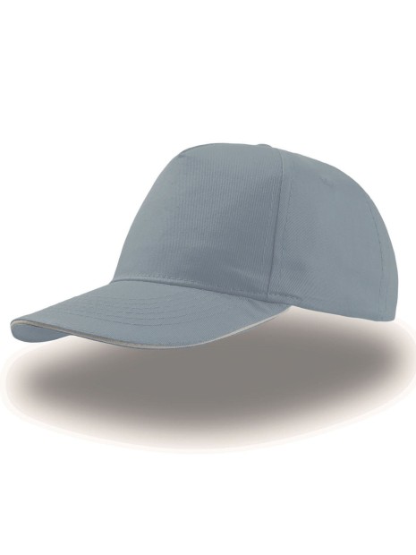 ATLANTIS START FIVE SANDWICH CAP bleu clair/blanc personnalisable