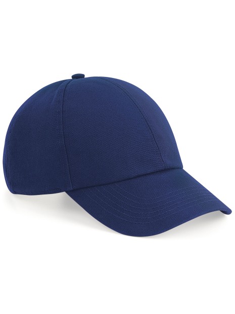 BEECHFIELD ORGANIC COTTON 6 PANEL CAP oxford navy personnalisable