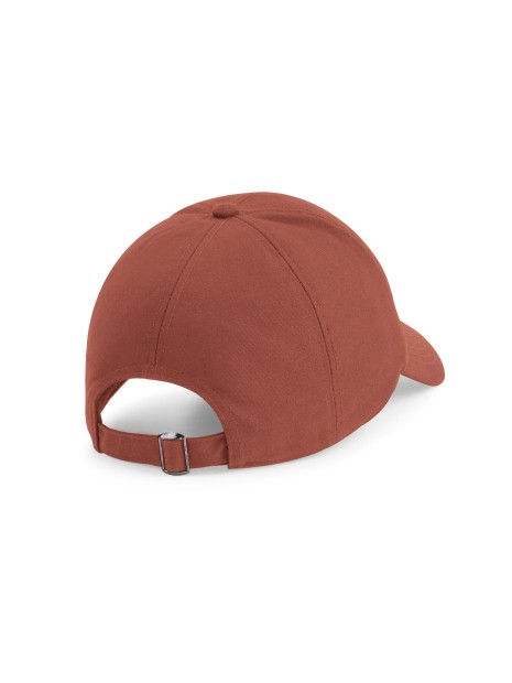 BEECHFIELD ORGANIC COTTON 6 PANEL CAP terracota personnalisable