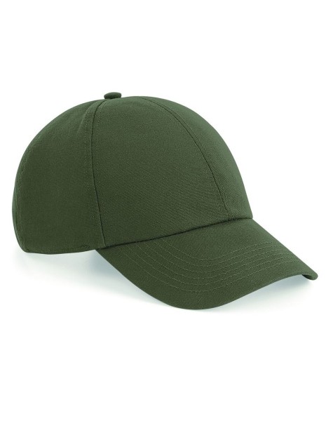 BEECHFIELD ORGANIC COTTON 6 PANEL CAP vert olive personnalisable