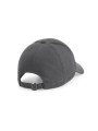 BEECHFIELD ORGANIC COTTON 6 PANEL CAP gris graphite personnalisable