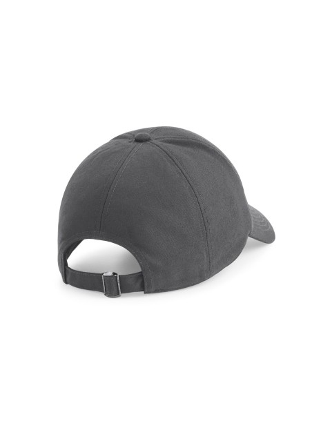 BEECHFIELD ORGANIC COTTON 6 PANEL CAP gris graphite personnalisable