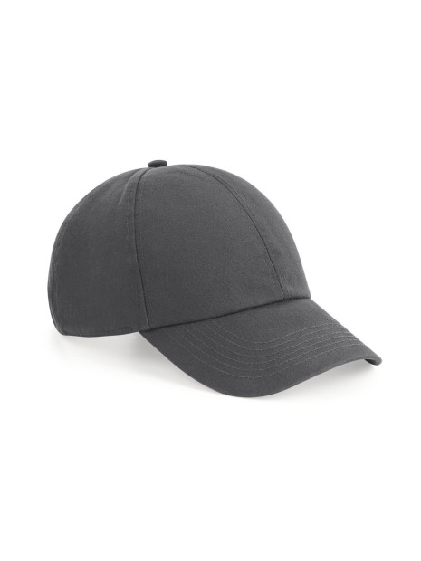 BEECHFIELD ORGANIC COTTON 6 PANEL CAP gris graphite personnalisable