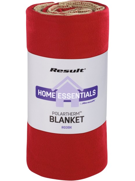 RESULT Couverture Polartherm™ rouge personnalisable