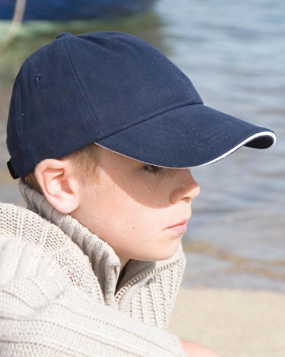 RESULT Junior Brushed Cotton Cap Kappe personalisierbar