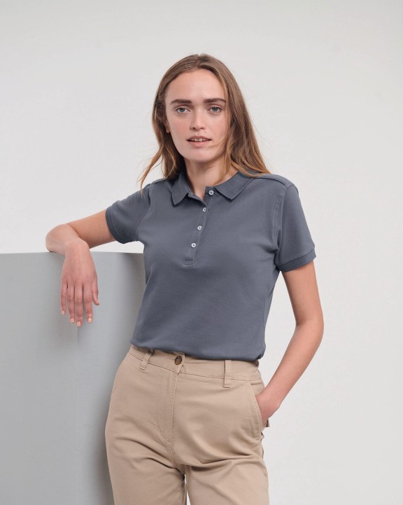 Polo personnalisable RUSSELL Polo Stretch Femme