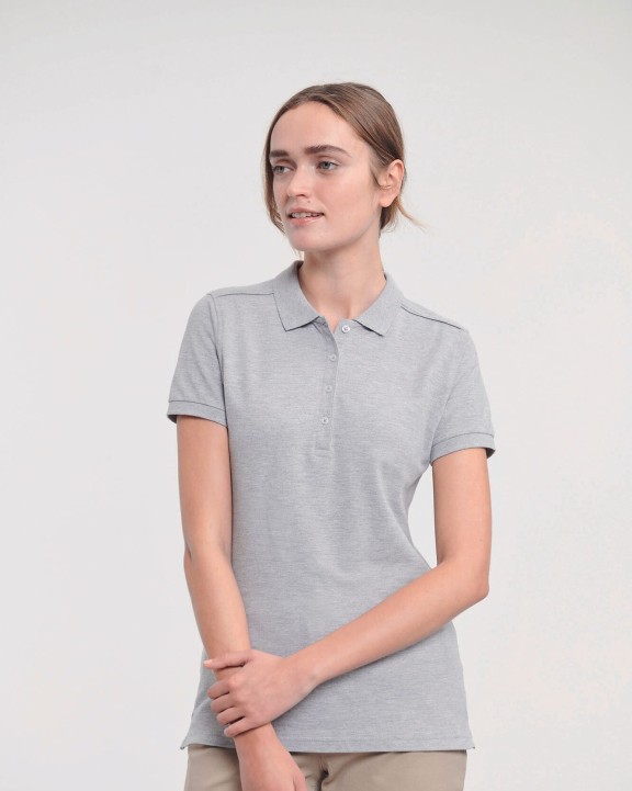 RUSSELL Stretch Polo für Damen Poloshirt personalisierbar