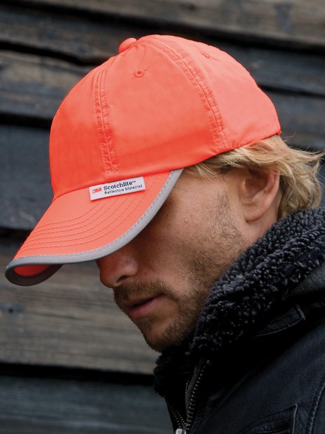 Casquettes à personnaliser RESULT Casquette avec bordures réfléchissantes 