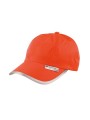 RESULT Casquette avec bordures réfléchissantes flo orange personnalisable