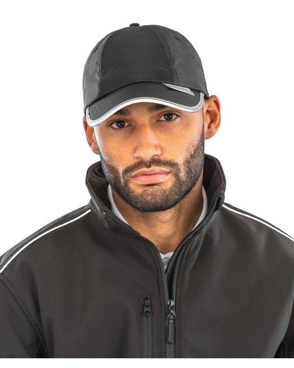 Casquette personnalisable RESULT Casquette avec bordures réfléchissantes