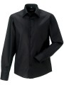 RUSSELL Chemise homme manches longues Non Iron - moderne noir personnalisable
