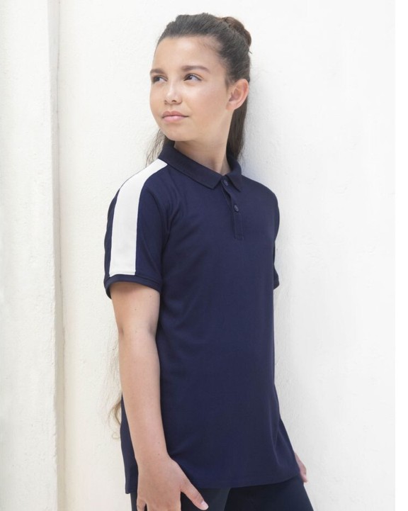 Polo personnalisable FINDEN-HALES KID'S CONTRAST PANEL POLO