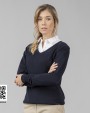 PEN DUICK LADIES V NECK Pullover personalisierbar