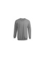 PROMODORO MEN’S SWEATER new light grey (solid) personnalisable
