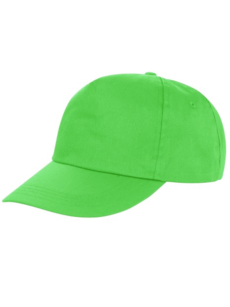 RESULT HOUSTON 5-PANEL PRINTERS CAP lime personnalisable
