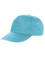 RESULT HOUSTON 5-PANEL PRINTERS CAP aqua personnalisable