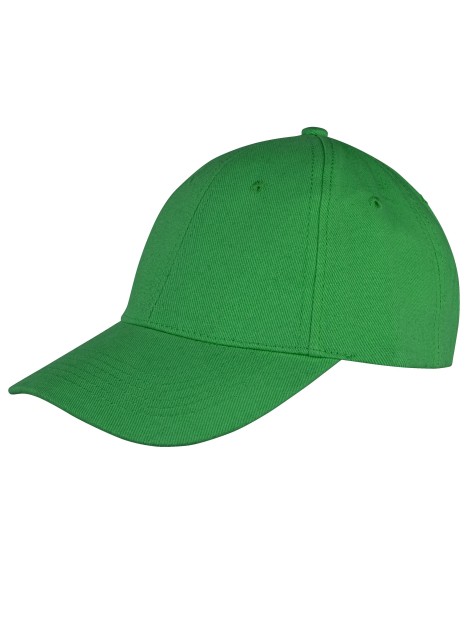 RESULT MEMPHIS BRUSHED COTTON LOW PROFILE CAP emeraude personnalisable
