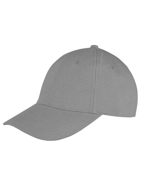 RESULT MEMPHIS BRUSHED COTTON LOW PROFILE CAP dove gris personnalisable