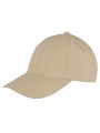 RESULT MEMPHIS BRUSHED COTTON LOW PROFILE CAP khaki personnalisable