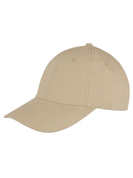 RESULT MEMPHIS BRUSHED COTTON LOW PROFILE CAP khaki personnalisable