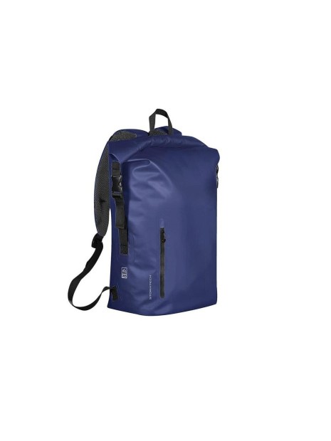 STORMTECH CASCADE W/P BACK PACK (35L) bleu ocean/noir personnalisable