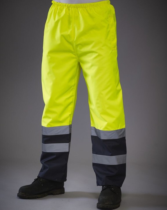 YOKO HI-VIS TWO-TONE WATERPROOF OVERTROUSERS Hose personalisierbar