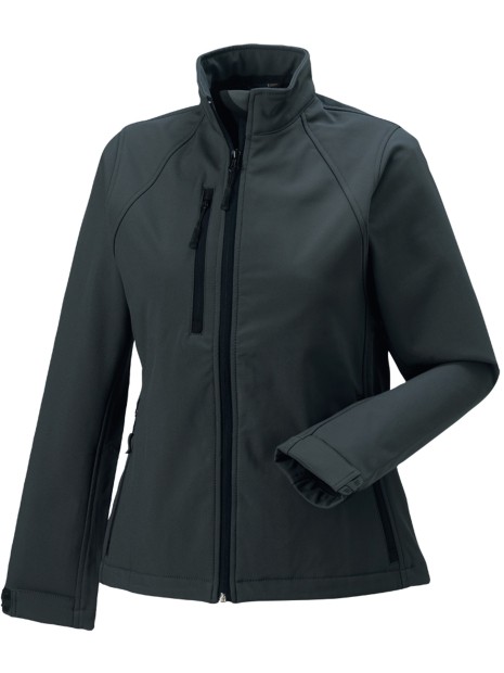 RUSSELL Veste softshell femme Titanium personnalisable