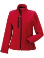 RUSSELL Veste softshell femme rouge classique personnalisable