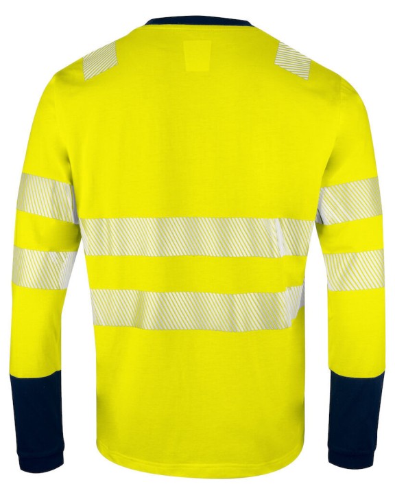 T-shirt personnalisable PROJOB 6014 T-SHIRT MANCHES LONGUES ISO 20471 CLASSE 3/2