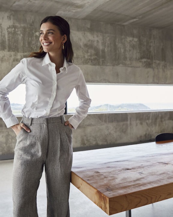 Chemise personnalisable CLIQUE Stretch Shirt L/S Women