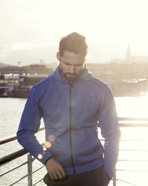 CRAFT Leisure Full Zip Hood M Sweatshirt personalisierbar