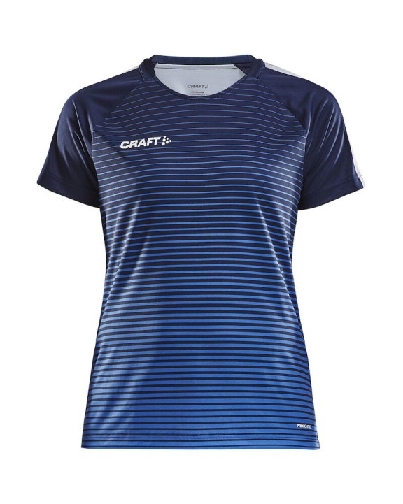 CRAFT Pro Control Stripe Jersey W T-Shirt personalisierbar