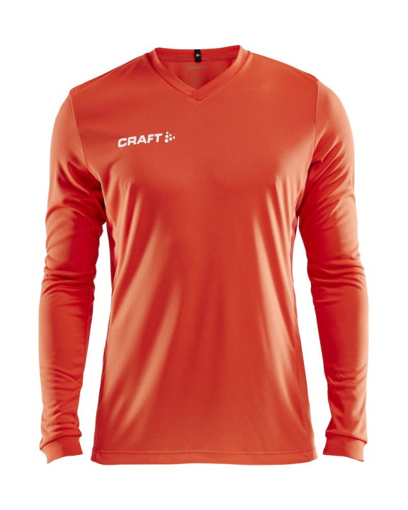 CRAFT Squad Go Jersey Solid Ls M Hemd personalisierbar