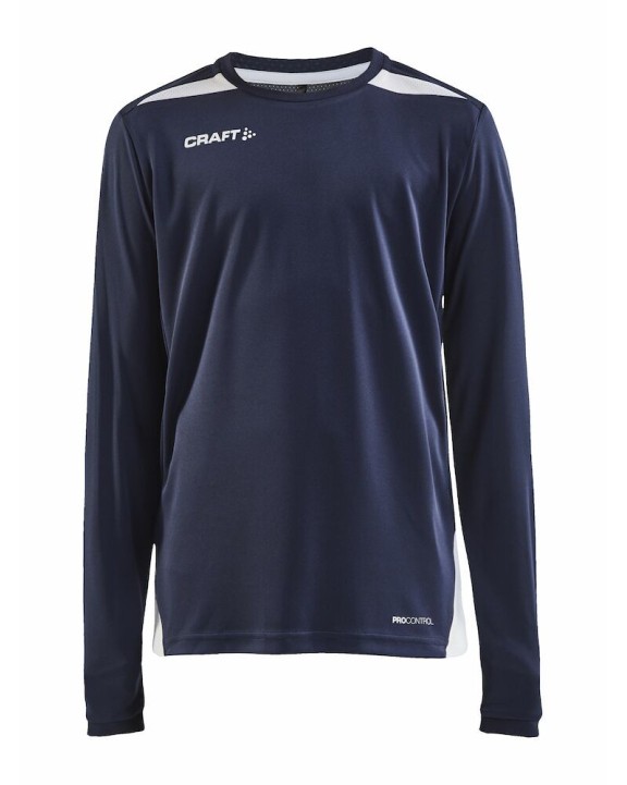 CRAFT Pro Control Impact LS Tee Jr Hemd personalisierbar