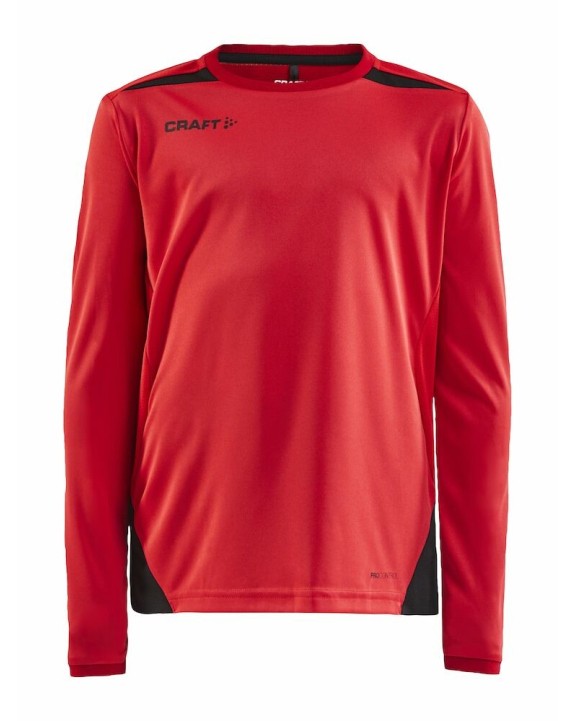 CRAFT Pro Control Impact LS Tee Jr Hemd personalisierbar