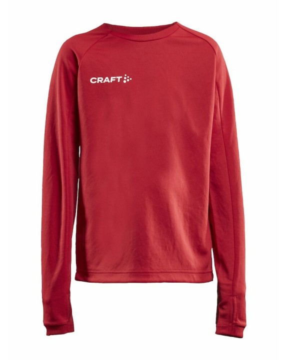 CRAFT Evolve Crew Neck JR Sweatshirt personalisierbar