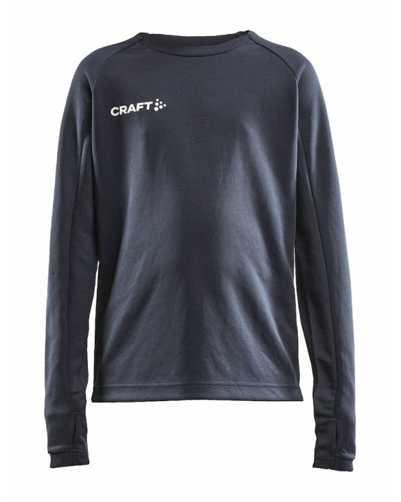 CRAFT Evolve Crew Neck JR Sweatshirt personalisierbar