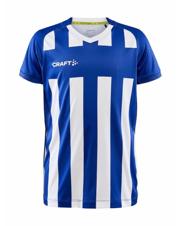 CRAFT Progress 2.0 Stripe Jersey JR T-Shirt personalisierbar