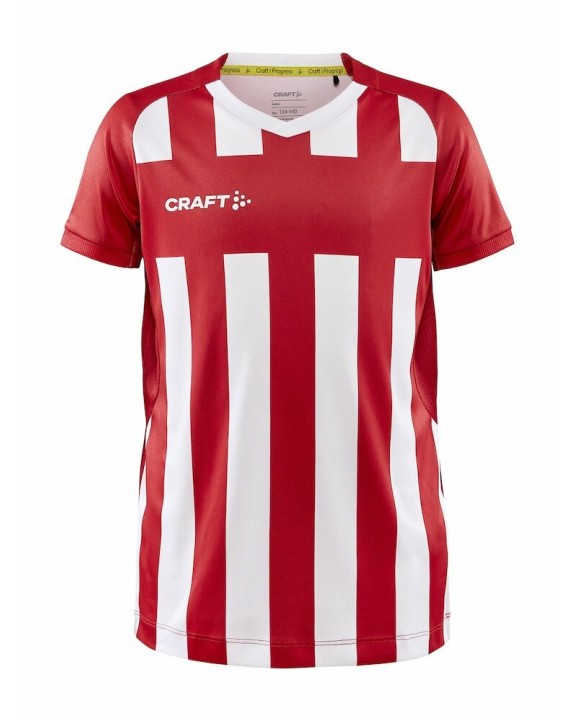 CRAFT Progress 2.0 Stripe Jersey JR T-Shirt personalisierbar
