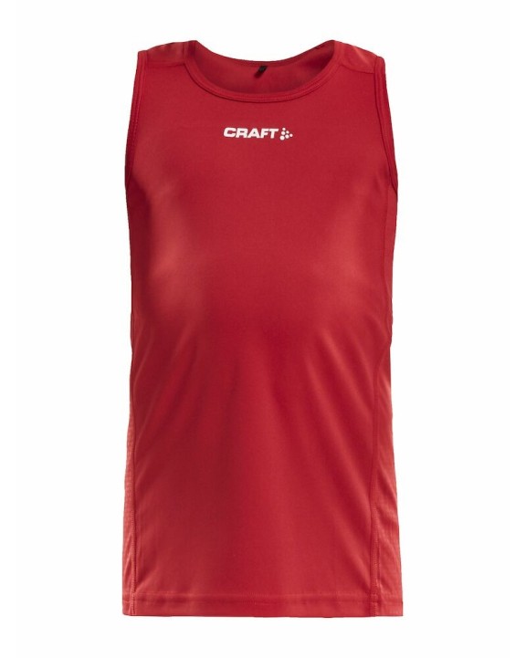 CRAFT Rush Singlet Jr T-Shirt personalisierbar