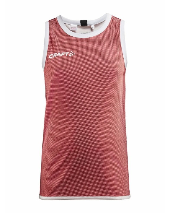 CRAFT Progress Reversible Basket Singlet Jr T-Shirt personalisierbar
