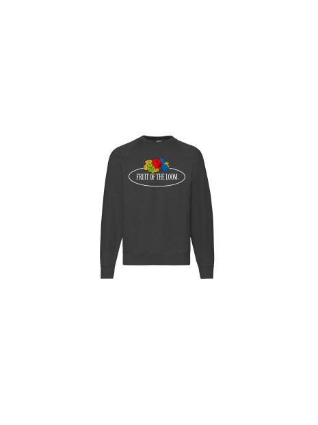 FOL VINTAGE SWEAT RAGLAN noir personnalisable