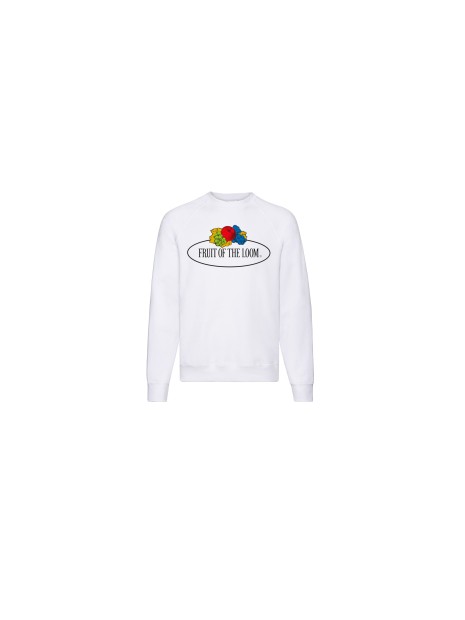 FOL VINTAGE SWEAT RAGLAN blanc personnalisable