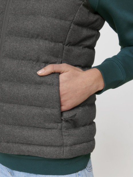 Vestes à personnaliser STANLEY/STELLA Stella Climber Wool-Like Deep Metal Heather Grey