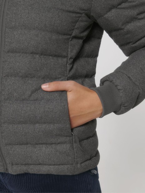 Vestes à personnaliser STANLEY/STELLA Stella Voyager Wool-Like Deep Metal Heather Grey