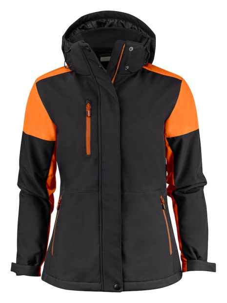 PRINTER Prime Padded
Veste Softshell Femmes noir/orange personnalisable