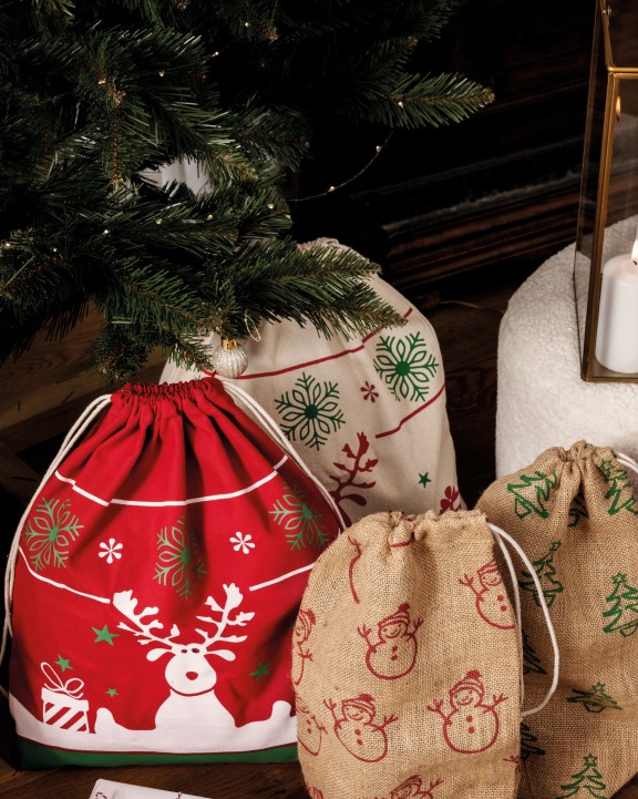 Sac & bagagerie personnalisable KIMOOD Sac shopping avec motifs de Noël